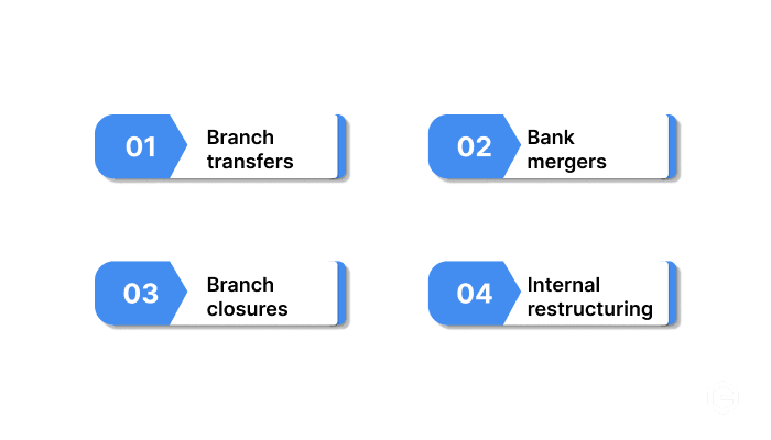 When does your IFSC code change after an account transfer
